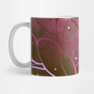 dark pink peony Mug